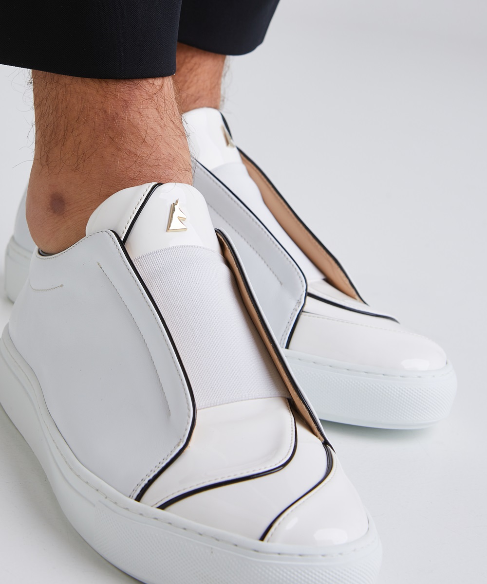 Paix 01 Low-Top White Sneaker