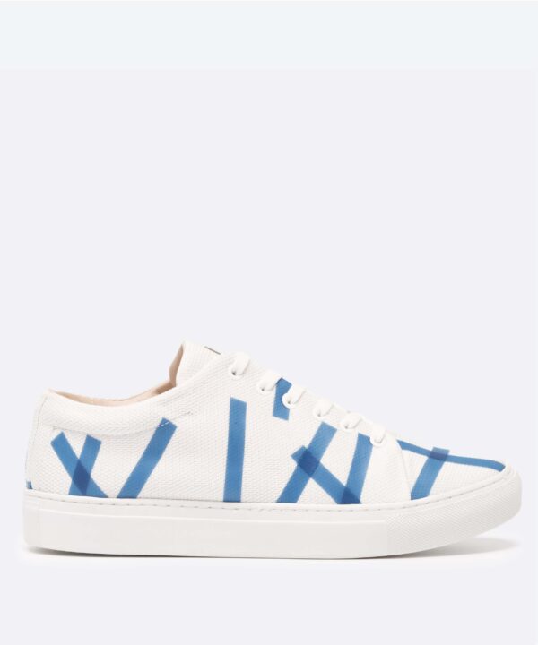 Glacon Low-Top White Sneaker Side